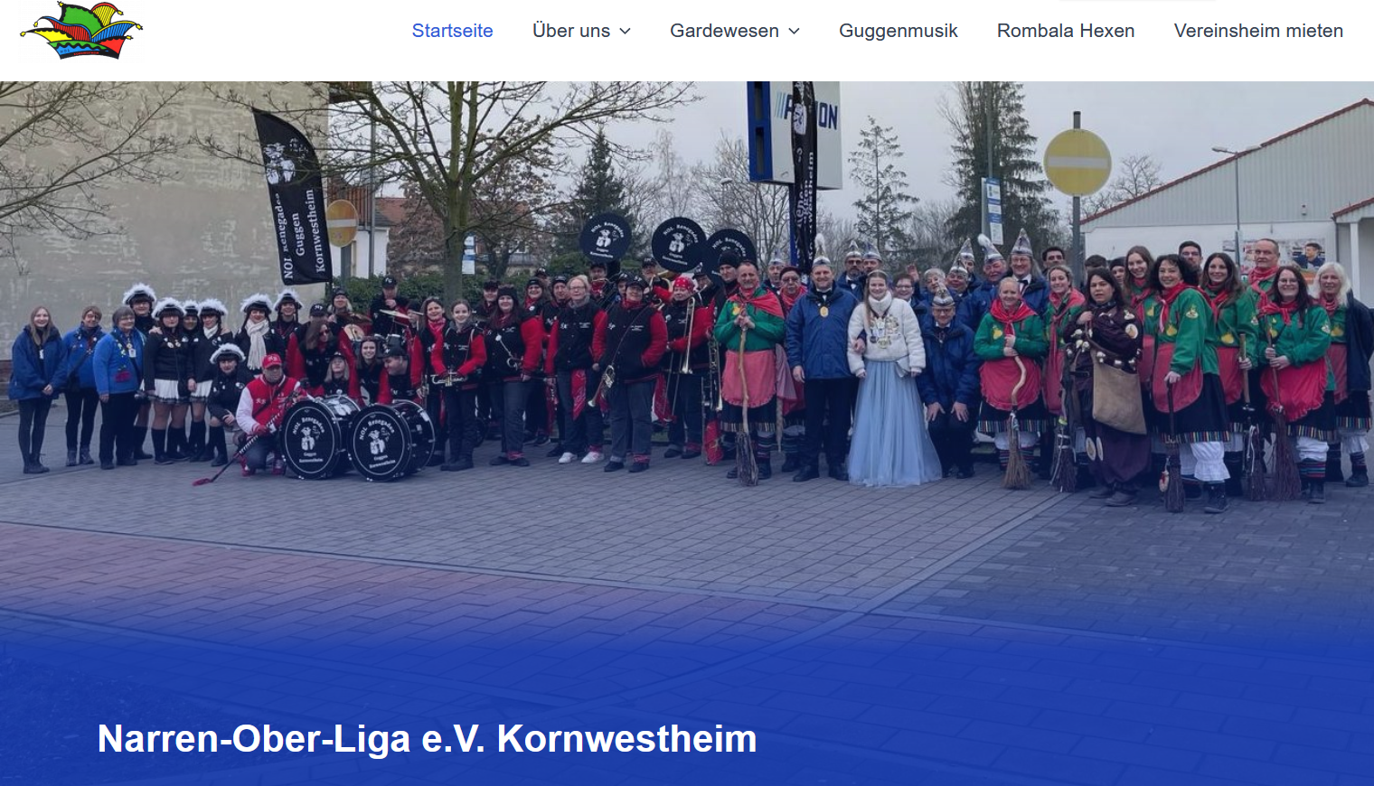 Vorschau der Vereinswebsite Narren Ober Liga